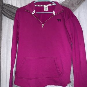 Victoria’s Secret PINK quarter zip sweatshirt